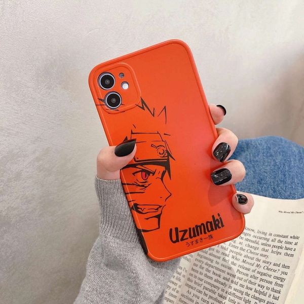 

mobile phone cover fashion, naruto, anime, uzumaki, for vip 7, 8 plus, 11 profsional, x, xs, max, xr, solid color