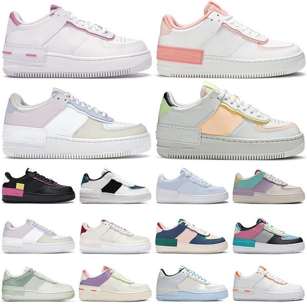 

new platform shoes for men women fashion sneakers shadow triple white glacier pale ivory team orange mens trainers casual jogging walking, Black