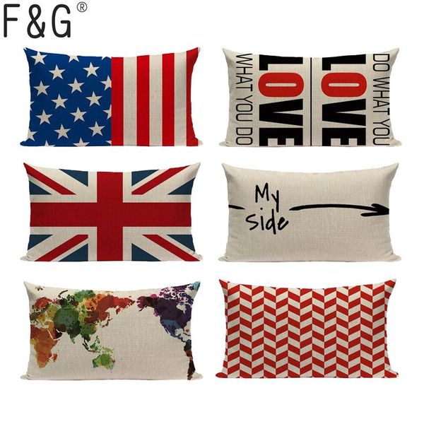 

cushion/decorative pillow throw pillows case nordic style linen cotton english letter cushion cover 30cmx50cm square home decor almofadas fu