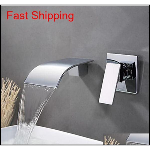 

promotion ceramic & chrome brass bathroom tub faucet single handletub spout wall mounted waterfall flow with qylgxw sports2010