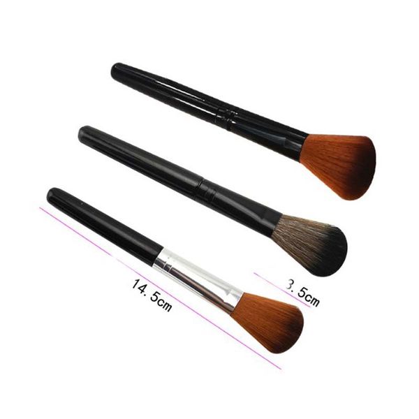 

single soft makeup brush with opp package cosmetic facial concealer foundation blusher eye shadow powder liquid cream brush