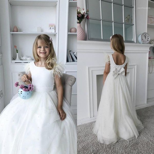 

girl's dresses princess flower girls jewel sleeveless lace beads lovely kids formal wear backless floor length pageant gowns1, Red;yellow