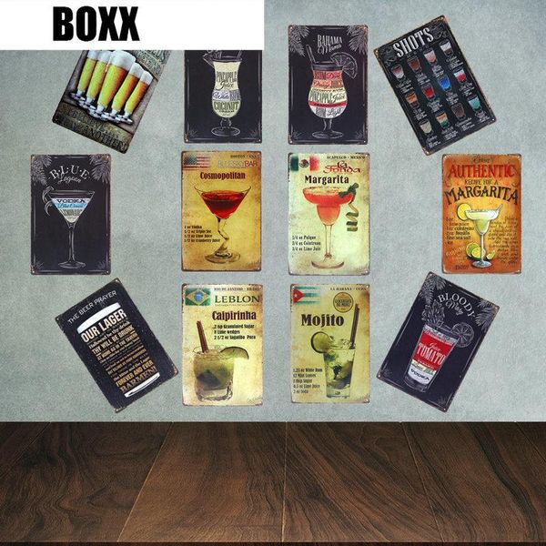 

the wine whiskey new brand beer vintage home decor 20x30cm metal signs pub bar gallery club wall art poster metal plaque