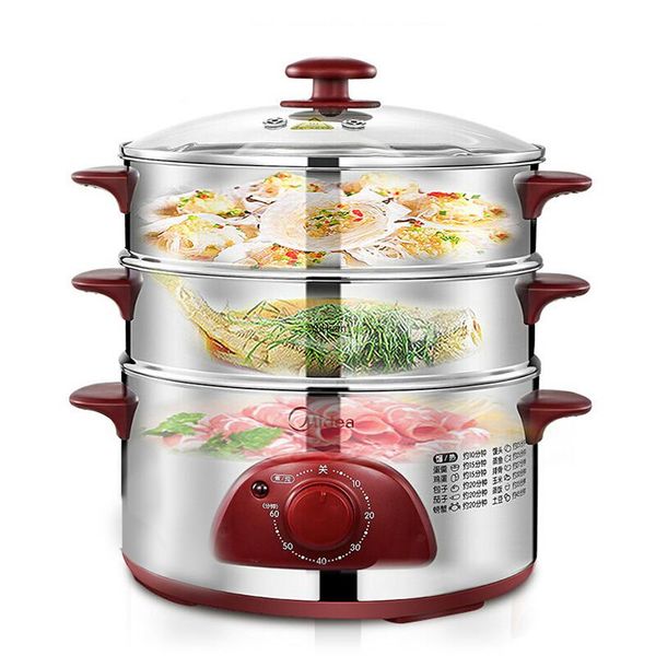 

multi functional home electric pot electric cooker three-layer steamer ot pot 220v