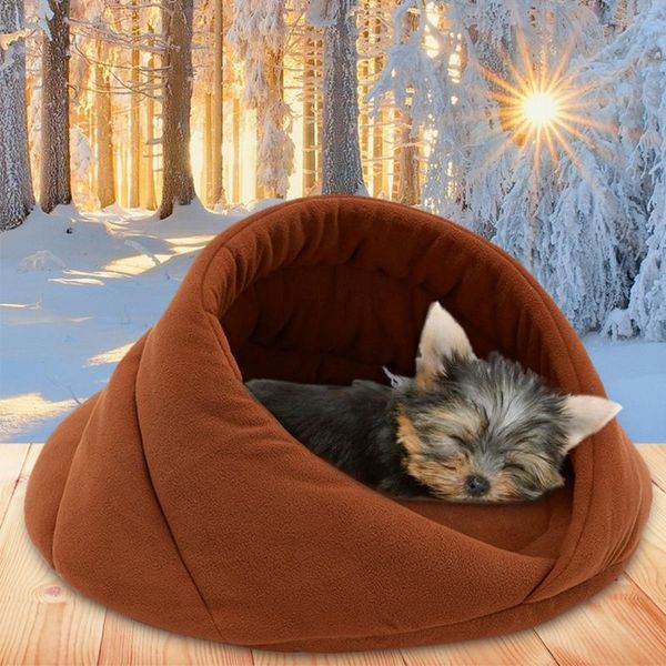 

kennels & pens warm cat bed cave house slippers beds dog mat kitten nest kennel soft sofa cushion sleeping bag mats for cats dogs supplies
