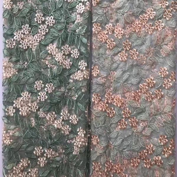 

new summer fresh plum embroidery embroidery lining hanfu women's dress lace mesh fabric wholesale1, Pink;blue