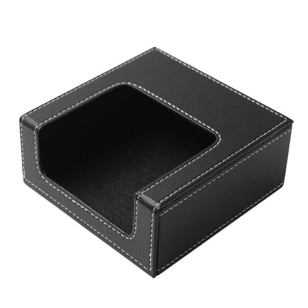 

1pc leather tissue box napkin case paper towel holder l napkin holder