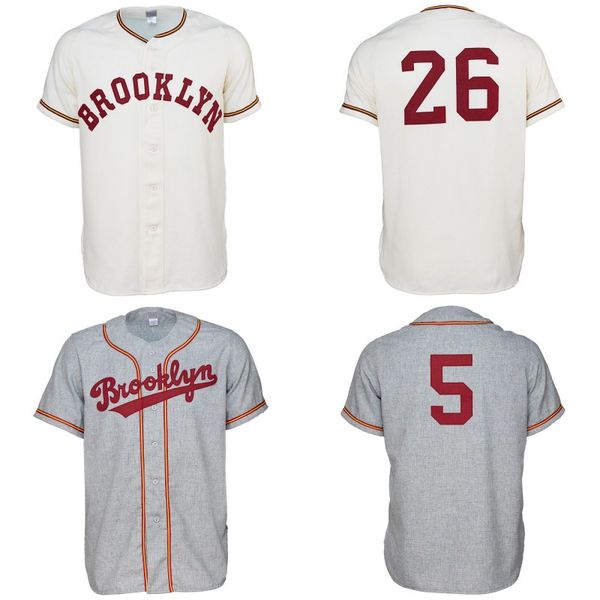 

brooklyn college 1956 home road jersey 100% stitched embroidery logos vintage baseball jerseys custom any name any number ing, Blue;black
