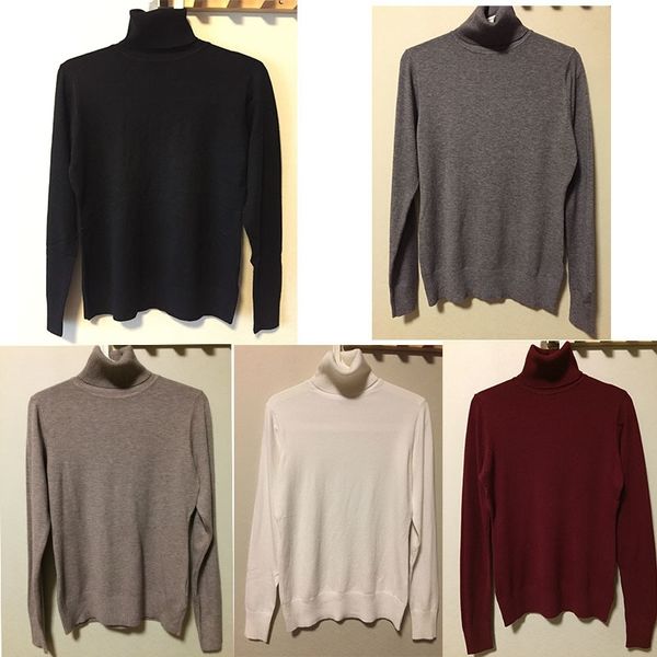 

cosmicchic cashmere pullovers long sleeve solid knit turtleneck warm slim autumn winter basic bottoming wool sweater jumper y200910, White;black