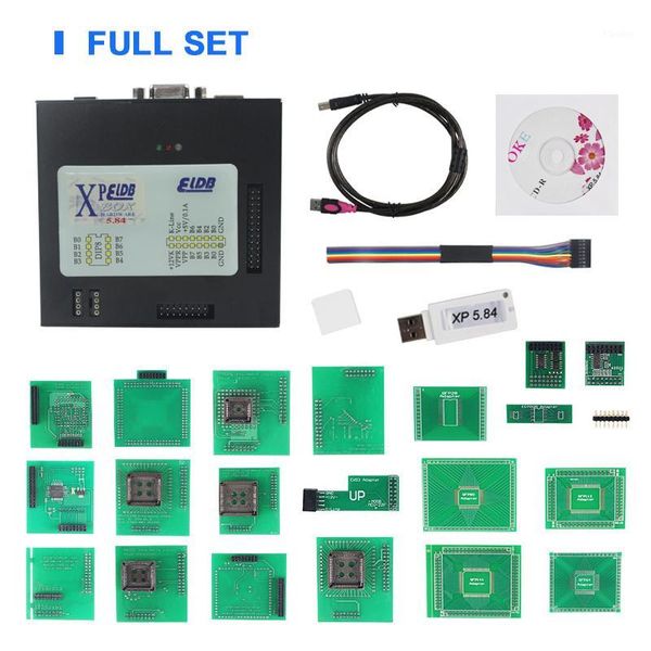 

xprog v5.84 ecu programmer professional xprog m with all adapter ews3 adaptor eeprom adaptor1