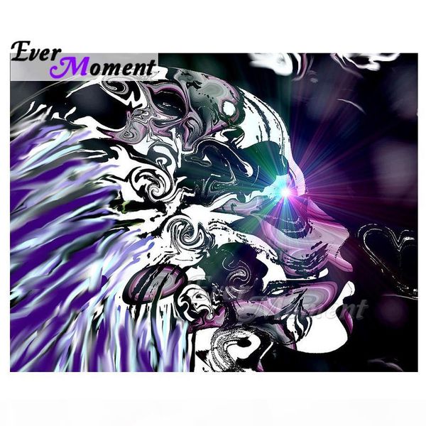 

wholesale diamond painting mosaic skull full square drill picture of rhinestone diamond embroidery home decoration s2f2065