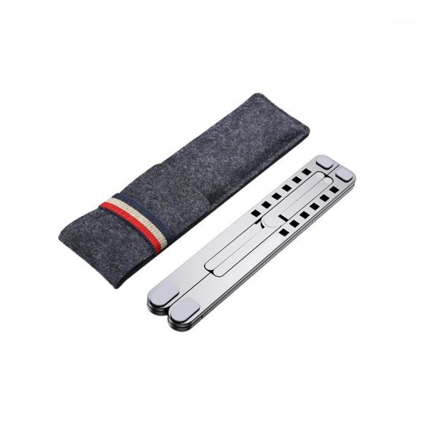 

tablet pc stands lapstand bracket aluminum alloy computer lifting portable folding storage1