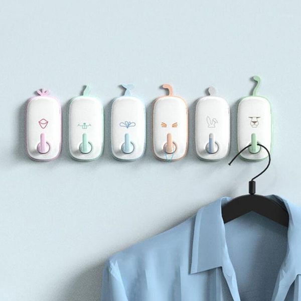 

door hooks self adhesive nordic style practical bathroom traceless behind door paste hook clothes storage1