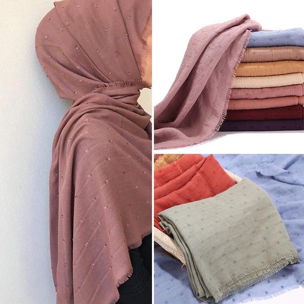 

scarves women muslim plain cotton hijab scarf fashion islamic shawl and wap head solid headband wraps female long, Blue;gray