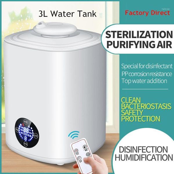 

3.0l smart disinfectant air humidifier remote control ultrasonic aroma diffuser timing mist maker mini home air purifier1