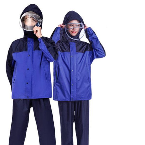

rain gear raincoat women men long transparent suit cover coat womens coats waterproof with hood adults reizen yamurluk x26, Red;brown