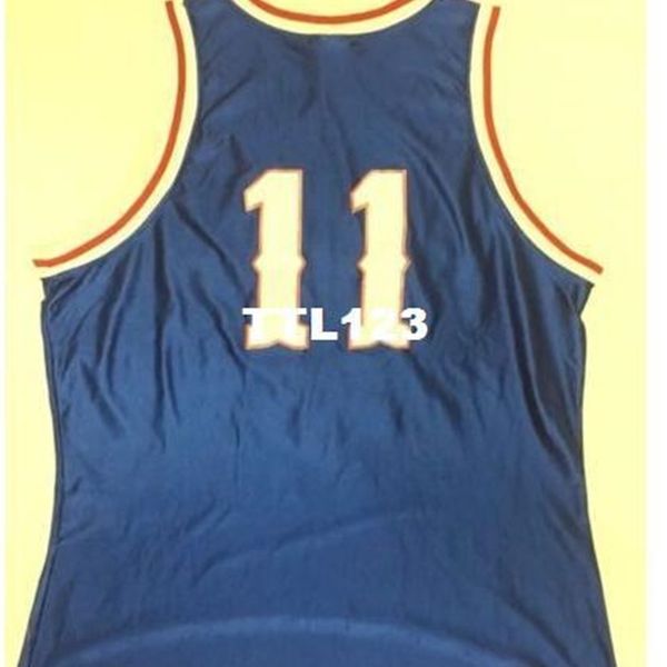 

vintage men #11 vintage kansas jayhawks blue college vintage jersey size s-4xl or custom any name or number jersey, Black