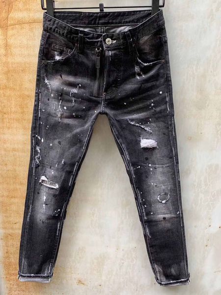 

unique mens ribbon panelled skinny black jeans fashion designer slim fit washed motocycle denim pants patches hip hop trousers 1011, Blue