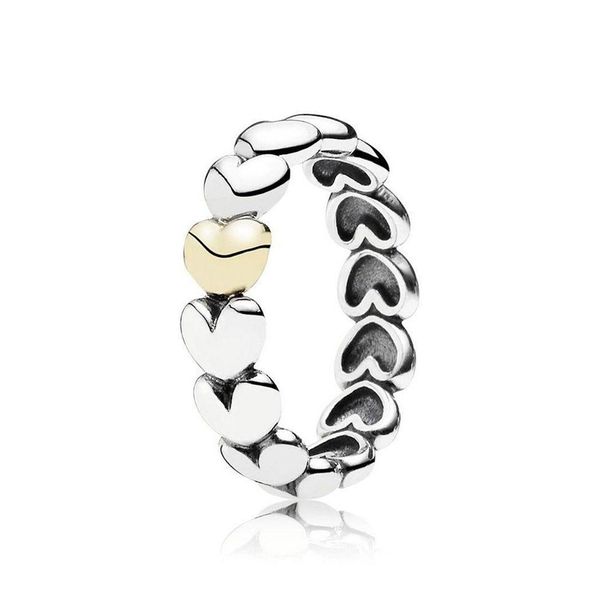

2019 new 100% 925 sterling silver elegance dazzling daisy ring twisted rope ring chain of hearts sparkling arrow ring 190898