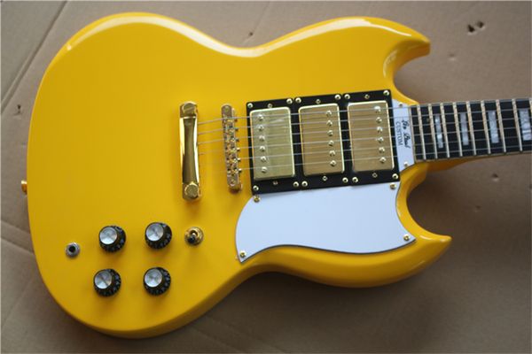 

china oem factory new gold sg electric guitar mahogany wood body and neck guitar