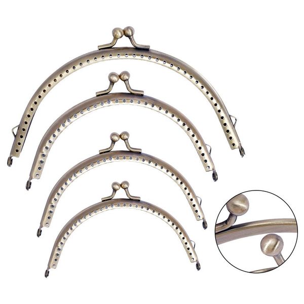 

frame kiss clasp lock bronze diy kiss clasp arch metal frame casual coin purse bag wallet lock handbag clutch handle 12.5 15cm wmtvee