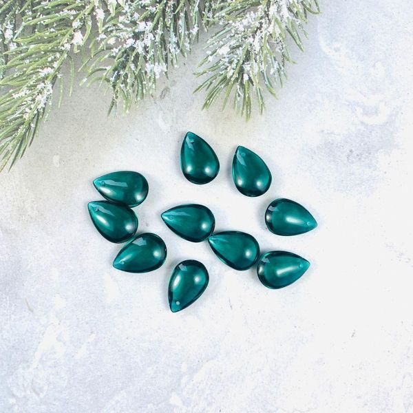 

10pcs drop crystal teardrop pendant glass smooth crystal beads chandelier lighting part hanging ornament home wedding decor h wmtruk