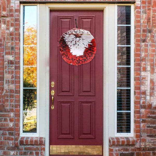 

christmas decorations year 2021 santa cotton ornament ring pendant door decoration navidad for home1