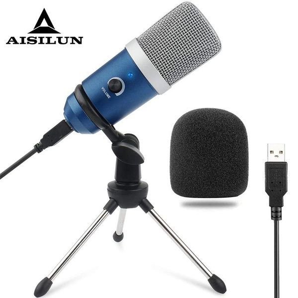 

usb-микрофон для ноутбука и компьютеров для записи потокового потока twitch voice rev podcasting youtube skype