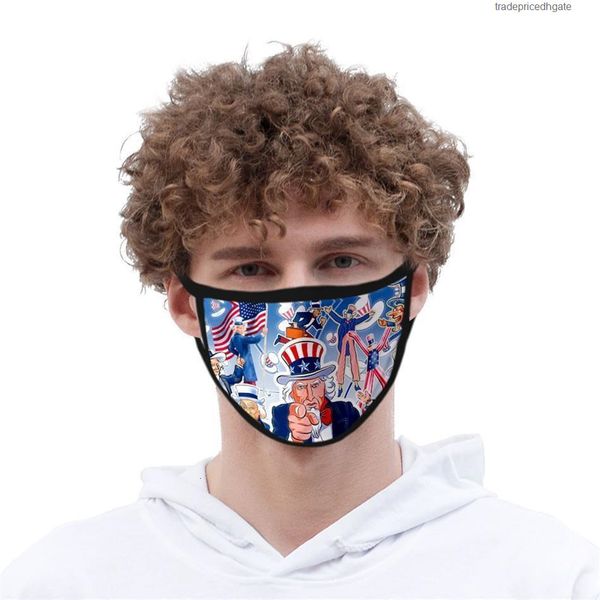 

washable styles flag 5 national american 3d printed anti dust mask outdoor cycling fa hz5p