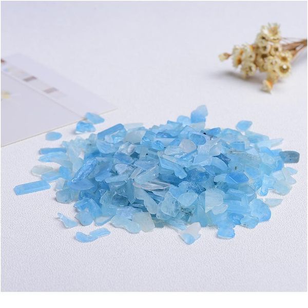

30g-50g natural stone crystal gravel specimen tourmaline aquamarine amethyst home decor for aquarium decor healing ener qyllya, Black