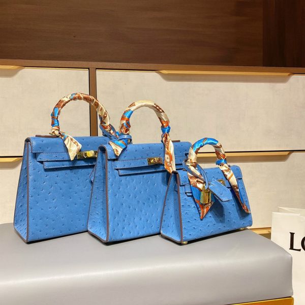 

мягкая голубая кожаная сумка на ремне дизайнерские сумки келли сумка страус h 2-й поколений модные сумки женщины сумки роскошный дизайнеры с