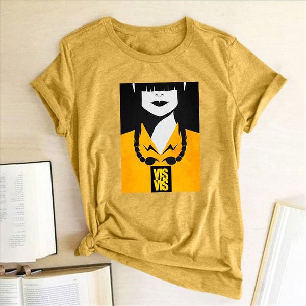 

spain tv series vis a vis print women t shirt casual short sleeve summer t shirt woman graphic tees ropa de mujer, White