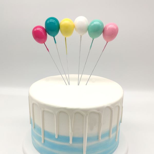 

small balloon birthday baking cupcake cake er happy birthday cake inserts flags plug-in children's party card