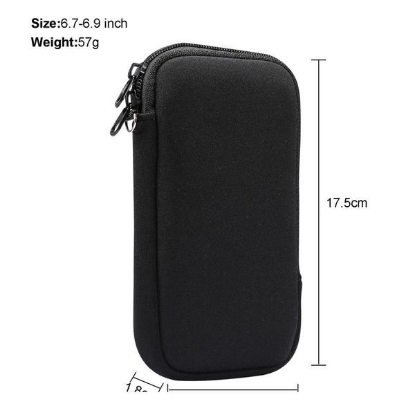 

portable pouch storage bag 4.7-7.2 inch cotton neck strap sleeve phone pouch case 4 styles fashion durable pouch organ jllbzp