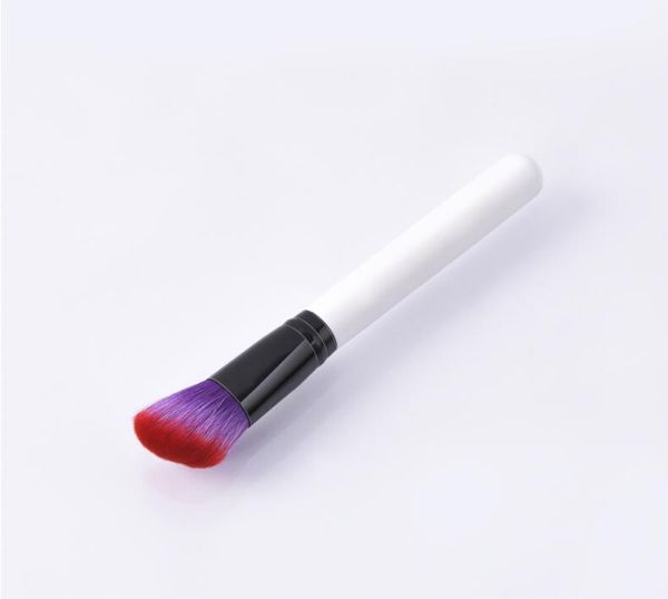 

single makeup brushes makeup tool oblique head brush with white black wooden handle