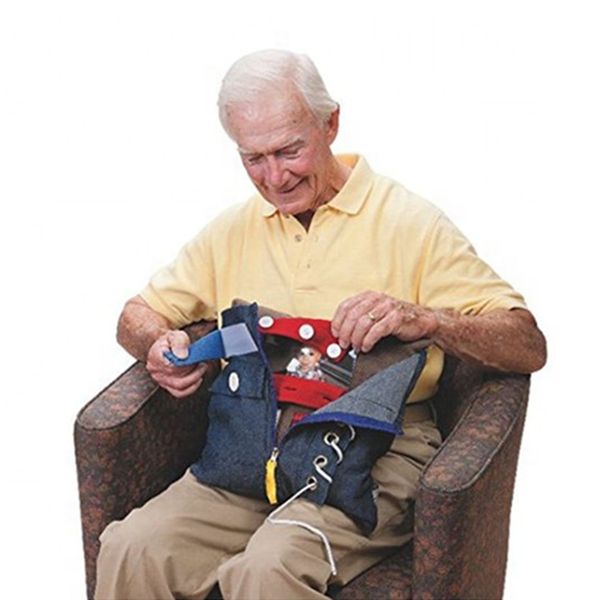 

fidget therapy pillow activity sensory pillow for dementia and alzheimers patients