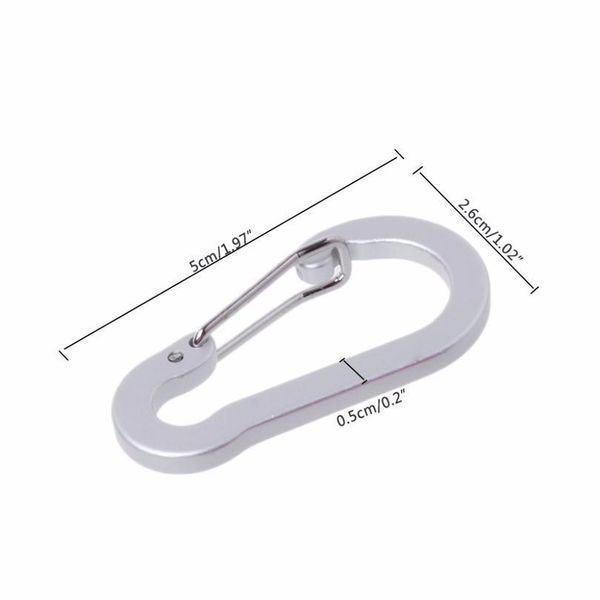 

5pcs gourd spring hook outdoor camping carabiner keychain backpack buckle clip 5p qyltyi