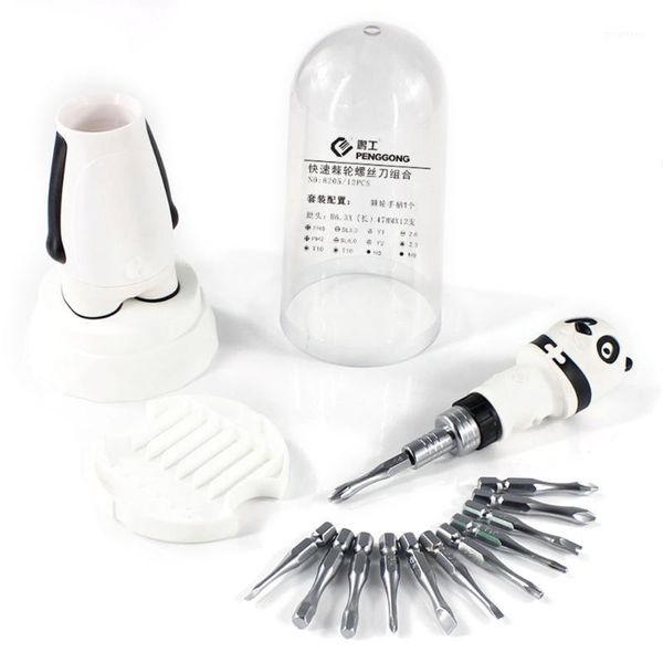 

12pcs screwdriver set multi-function screwdriver phone maintenance repair precision kit destornillador torx kit tools creative1