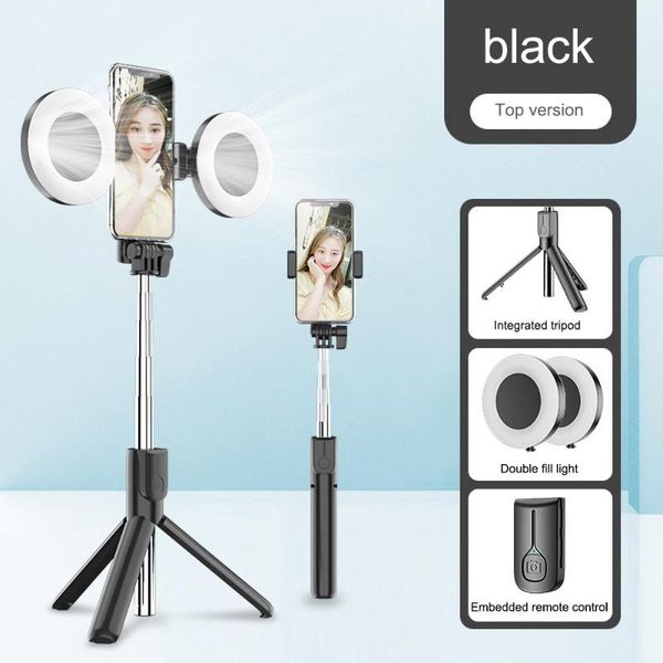

multifunctional bluetooth selfie stick 360° rotation tripod outdoor portable mobile phone pgraphy bracket