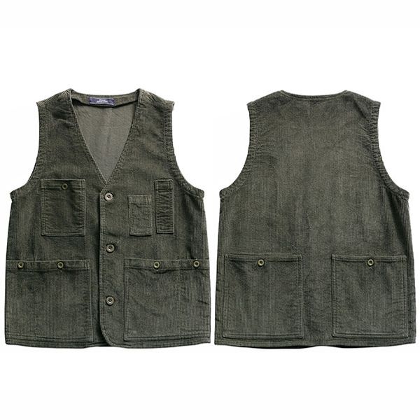 

hip hop streetwear sleeveless jacket 2021 men corduroy bomber waistcoat tactical vest multi pockets, Black;brown