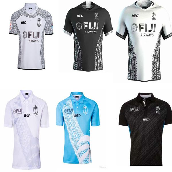 

мужские 2018 2019 2020 2021 fiji rugby jersey nrl лига регби джерси 19 20 21 рубашка, Black;gray