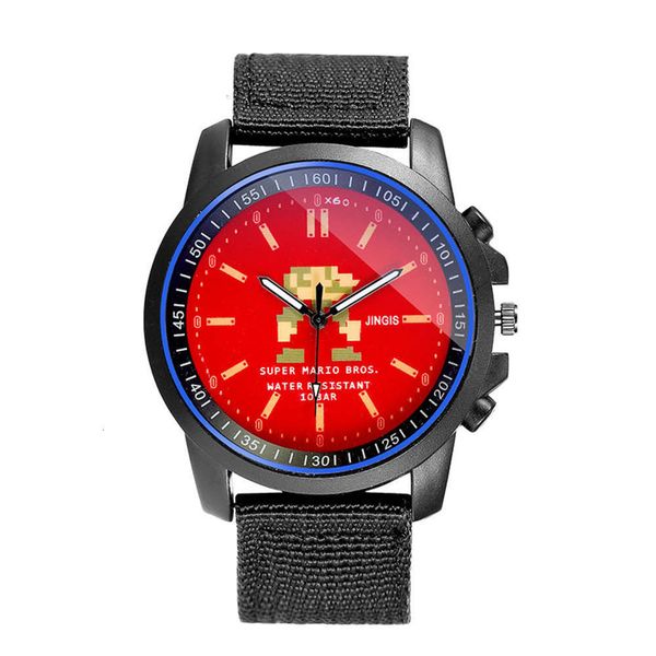 

trend men's versatile fashion sports popular watch quartz watch, Slivery;brown