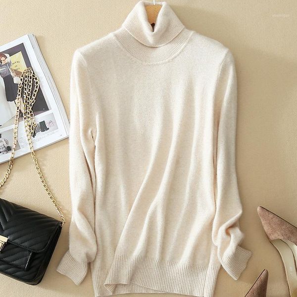 

knit 2020 winter women's turtleneck sweater pullover solid color casual wear slim jumper long sleeve soft warm plus size1, White;black
