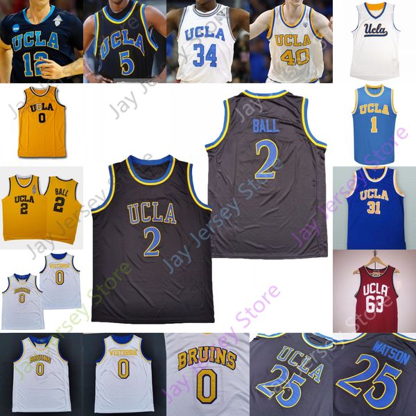 

ucla basketball jersey ncaa college westbrook ball smith holiday lavine love powell abdul-jabbar jalen hill collison davis johnson miller, Black;red