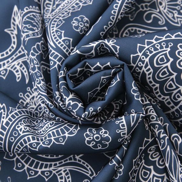 

hair scarf for women small shawls silk satin bag scarfs female 53cm headband neck scarves print fashion paisley for ladies bbyxnn, Black