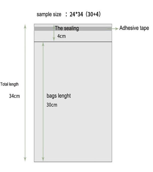 

100 шт. лот самоклеящееся уплотнение op opp сумки клей полоса герметичный пластиковый чехол подарок ювелирные изделия пакет пылезащищенного