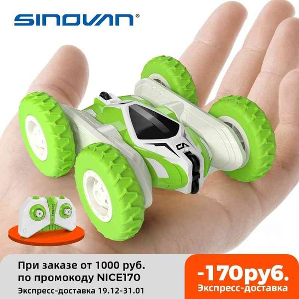 sinovan hugine rc car 2.4g 4ch stunt drift deformation buggy remote control roll 360 degree flip kids robot s toys