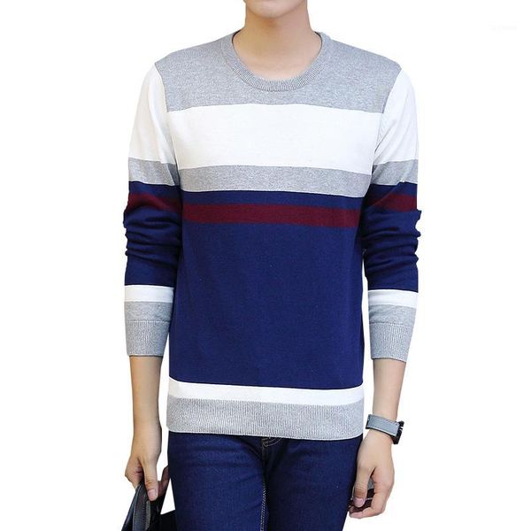 

autumn winter casual striped sweater men brand clothing pullover men fashion designer sweaters for sueter hombre1, White;black