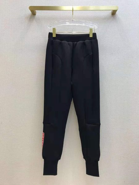 

трек брюки joggers женщины спортивные thouse мода стиль с письмами budge pant slim для леди одежда tzlw, Black;white