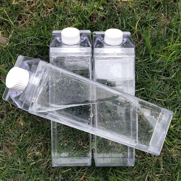 

a-kitchen leakproof creative transparent bottle drinkware outdoor climbing tour camping children men milk water bottles
